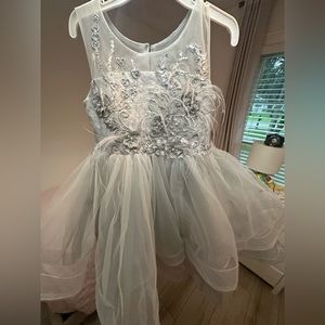 Grey girls dress